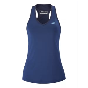 Babolat Play Tank Top Women Navy Blue - girl tennis top