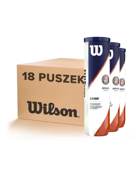 Wilson Roland Garros Clay Court (4 pcs.) - carton (18 cans)