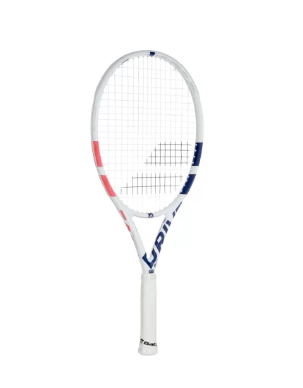 Babolat Pure Drive Junior 25 White Pink Blue - junior tennis racket