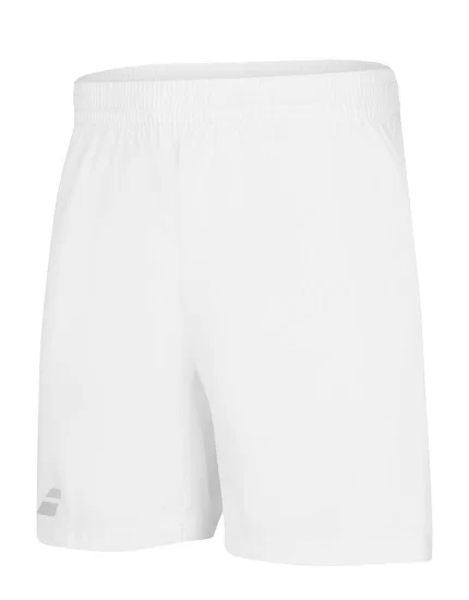 Babolat Play Short Boy White - boy tennis short