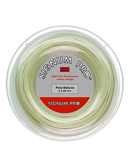 Signum Pro Poly Deluxe White 200m - tennis string