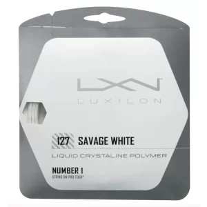 Luxilon Savage White - tennis string
