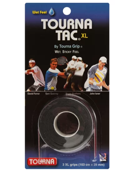 Tourna Tac XL Black (3 pcs.) - grips on roll