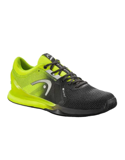 Head Sprint Pro 3.0 SF Clay Black Lime - men's tennis shoes