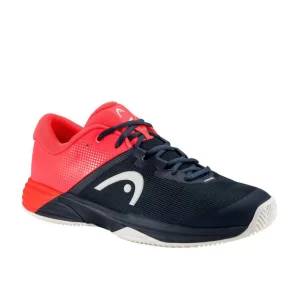 Head Revolt Evo 2.0 Clay Blueberry Fiery Coral - men's tennis shoes