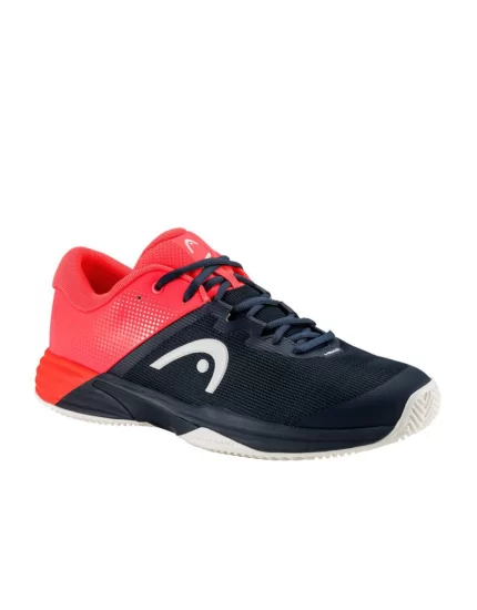 Head Revolt Evo 2.0 Clay Blueberry Fiery Coral - men's tennis shoes
