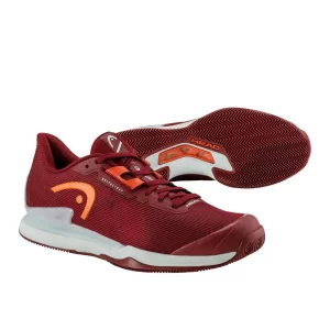 Head Sprint Pro 3.5 Clay Dark Red Orange - men's tennis schoes