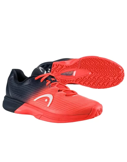 Head Revolt Pro 4.0 Clay Blueberry Fiery Coral  - tennis shoes