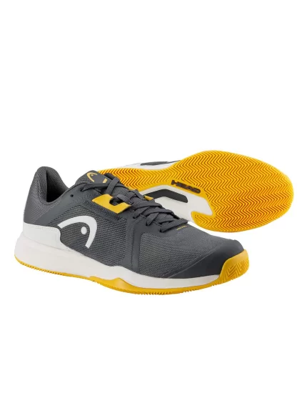 Head Sprint Team 3.5 Clay Dark Grey Banana - men's tennis schoes