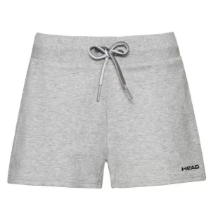 Head Club Ann Shorts Grey Melange - girl's tennis shorts