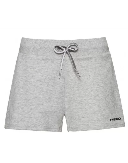 Head Club Ann Shorts Grey Melange - girl's tennis shorts
