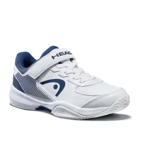 Head Sprint Velcro 3.0 Kids White Midnight Navy - kids tennis shoes