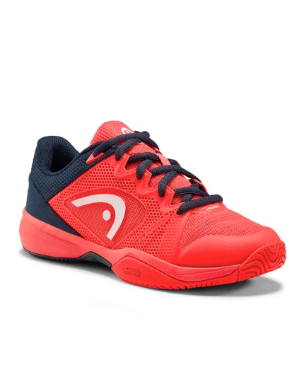 Head Revolt Pro 2.5 Junior Neon Red Dark Blue - buty tenisowe