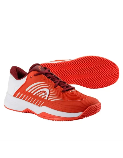 Head Revolt Pro 4.5 Clay Junior Orange White - junior tennis shoes