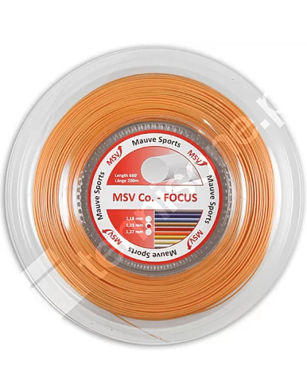 MSV Co Focus Orange 200m - tennis string