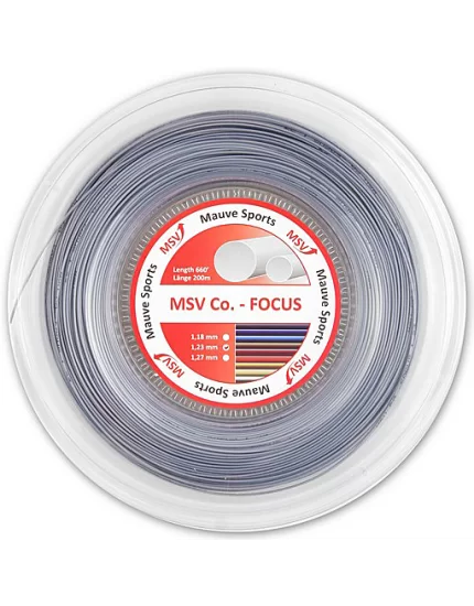 MSV Co Focus Grey 200m - tennis string
