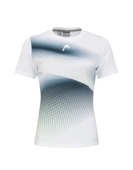 Head PERFORMANCE T-Shirt Women White Print Perf - women tennis tshirt