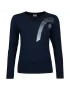 Head Club 22 LINDA LS W Dark Blue - tennis longsleeve