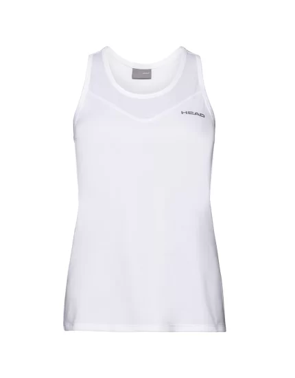 Head Easy Court Tank Top W White - womens tennis top
