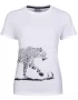 Head LEOPARD T-Shirt White - tennis t-shirt