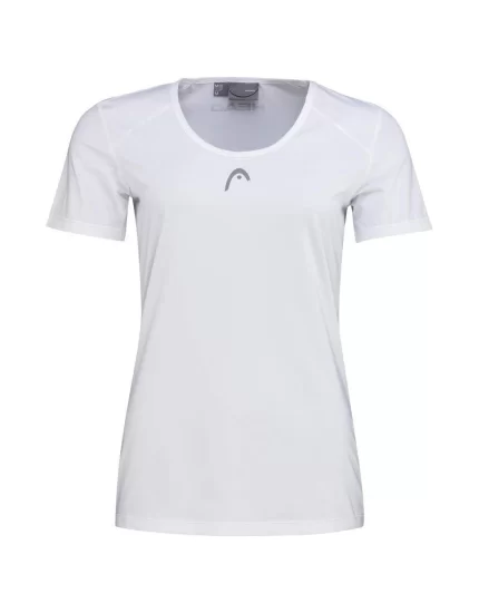 Head CLUB 22 Tech T-shirt White - women's tennis t-shirt