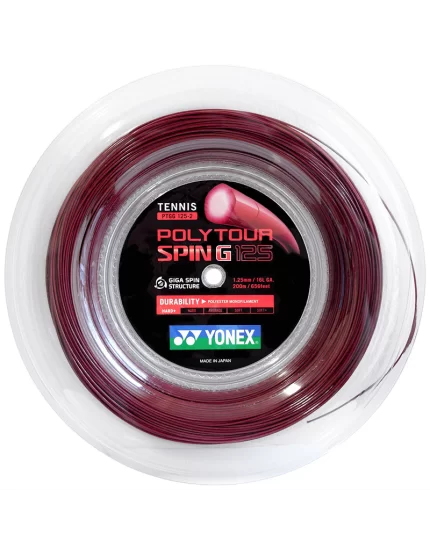 Yonex Poly Tour Spin G 200m - tennis string