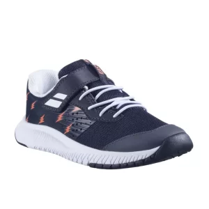 Babolat Pulsion All Court Kid Black White - kids tennis shoes