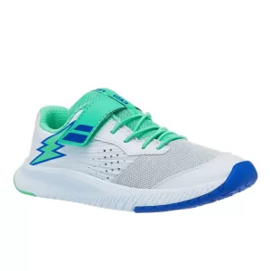Babolat Pulsion AC Kid White Biscary Green - tennis shoes