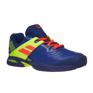 Babolat Propulse Clay JR Blue Fluo Orange - buty tenisowe