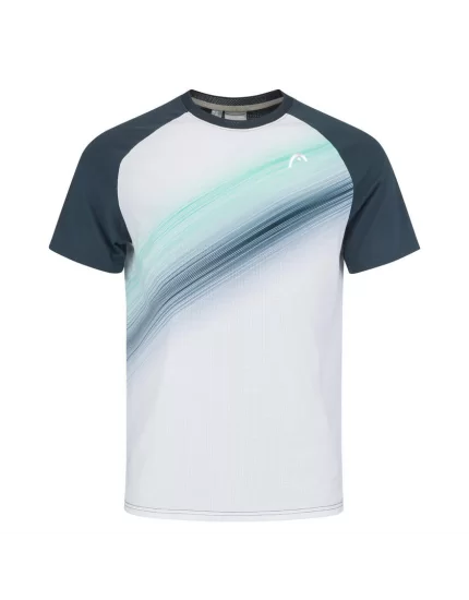 Head TOPSPIN T-shirt Boy Navy Print Vision - boy's tennis t-shirt