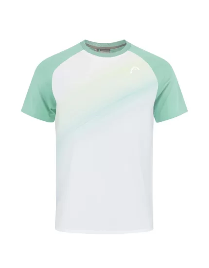 Head TOPSPIN T-shirt Boy Pastel Green Print Vision - boy's tennis t-shirt
