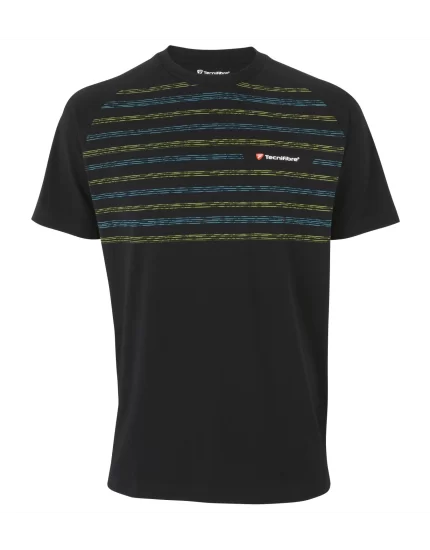 Tecnifibre F1 Stretch Black - koszulka tenisowa