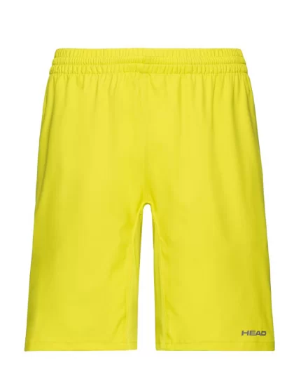 Head Club Bermudas Boy Yellow - spodenki tenisowe