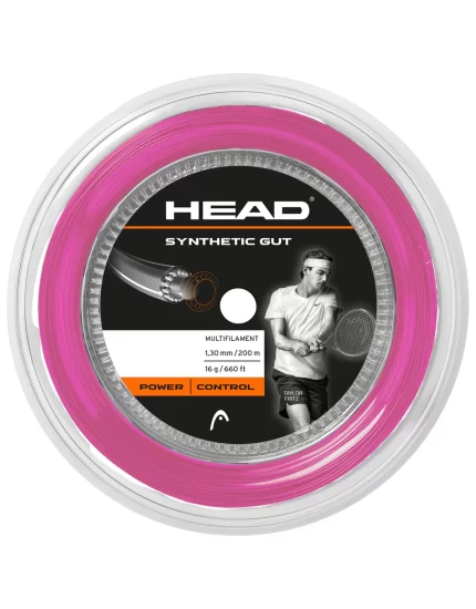 Head Synthetic Gut Pink 200m - tennis string