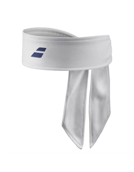 Babolat Tie Headband White Sodalite Blue