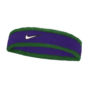 Nike Swoosh Headband Clover Fierce Purple White