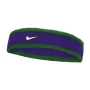 Nike Swoosh Headband Clover Fierce Purple White