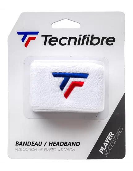 Tecnifibre Headband White 