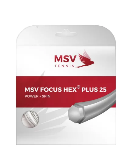 MSV Focus Hex Plus 25 White - tennis string