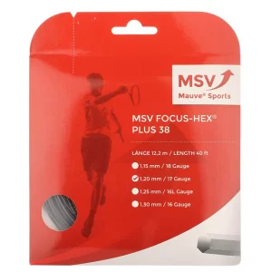 MSV Focus Hex Plus 38 Black - tennis string