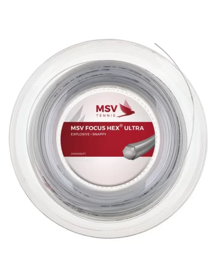 MSV Focus Hex Ultra White 200m - tennis string