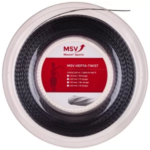 MSV Hepta Twist Anthracite 200m - tennis string