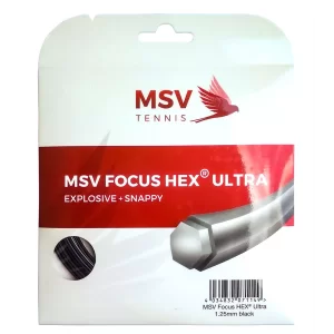 MSV Focus Hex Ultra Black - tennis string
