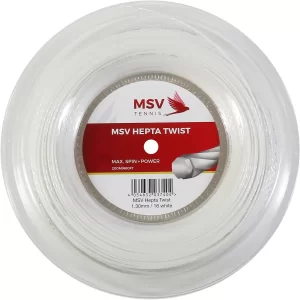 MSV Hepta-Twist White 200m - tennis string