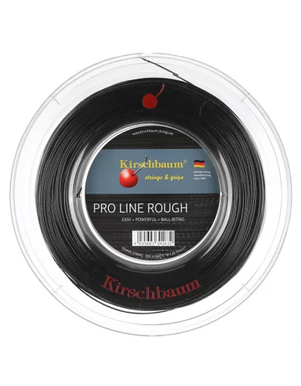 Kirschbaum Pro Line Rough Black 200m - tennis string