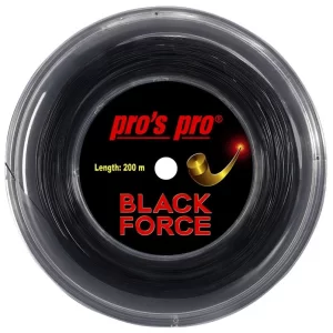 Pro's Pro Black Force 200m - tennis string