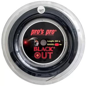 Pro's Pro Black Out 200m - tennis string