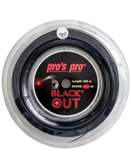 Pro's Pro Black Out 200m - tennis string