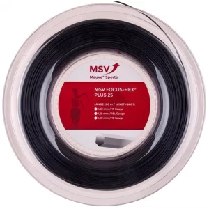 MSV Focus Hex Plus 25 Black 200m - tennis string