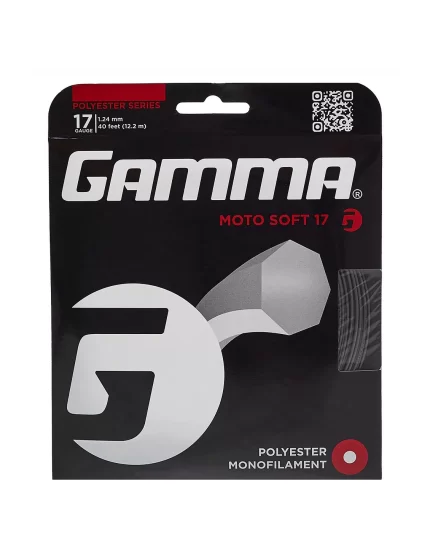 Gamma Moto Soft Charcoal - tennis string